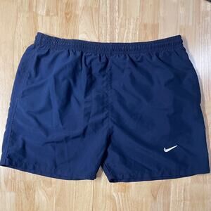 Men’s Nike Vintage Blue Swimming Beach Daily Shorts Blue Size XXL W Liner